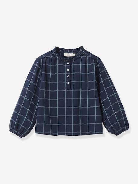 Fille-Chemise, blouse, tunique-Blouse en gaze de coton fille