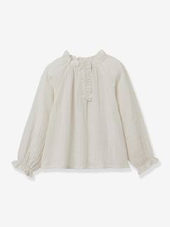 -Blouse fille en gaze de coton