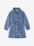 Robe en jean fille bleu moyen - vertbaudet enfant 