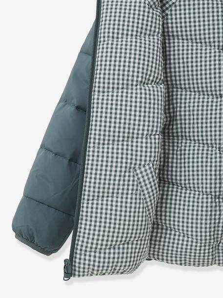 Omkeerbaar donsjack voor meisjes CYRILLUS groen - vertbaudet enfant 