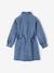 Robe en jean fille bleu moyen - vertbaudet enfant 