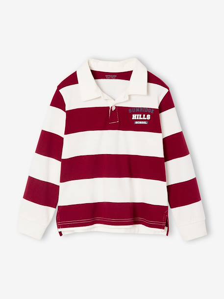 Garçon-Polo Rayures Fils-Teints Garçon