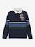 Polo-rugby rayé garçon coton biologique bleu - vertbaudet enfant 