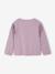 Tee-shirt fille à franges manches longues mauve - vertbaudet enfant 