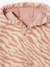 Sweat fille à capuche en sherpa écru+rose poudré - vertbaudet enfant 
