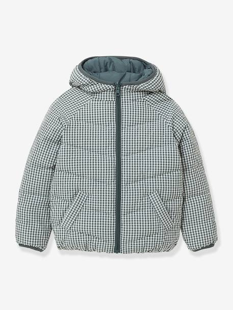 Omkeerbaar donsjack voor meisjes CYRILLUS groen - vertbaudet enfant 