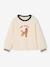 T-shirt fille motif chien détails glitter manches longues vanille - vertbaudet enfant 