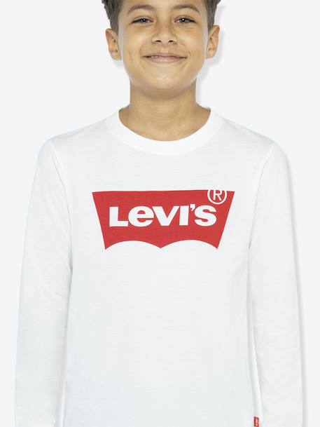 T-shirt Batwing LEVI'S manches longues blanc+bleu - vertbaudet enfant 