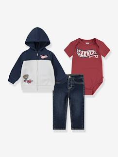 -3-delige set LEVI'S® body + sweater + rechte jeans 