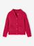 Gilet fille en bouclettes fuchsia - vertbaudet enfant 