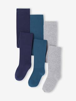 Fille-Sous-vêtement-Lot de 3 paires de collants fille BASICS