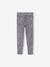 Technische sportlegging met print voor meisjes antraciet+oudroze - vertbaudet enfant 