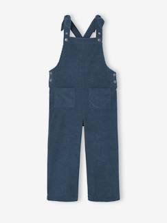 Salopette fille large velours effet molleton  - vertbaudet enfant