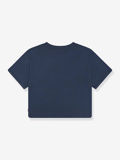 Tee-shirt fille Boxy meet and greek LEVI'S manches courtes marine - vertbaudet enfant 