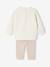 Disney® WINNIE DE POEG babyset  fleece sweater + legging van fluweel / velours vanille - vertbaudet enfant 
