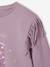 Tee-shirt fille à franges manches longues mauve - vertbaudet enfant 