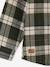 Chemise flanelle carreaux GA doublée Sherpa carreaux vert - vertbaudet enfant 