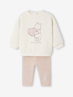 Baby-Disney® WINNIE DE POEG babyset  fleece sweater + legging van fluweel / velours 