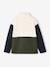Fleece sweater voor jongens met lange mouwen groen - vertbaudet enfant 