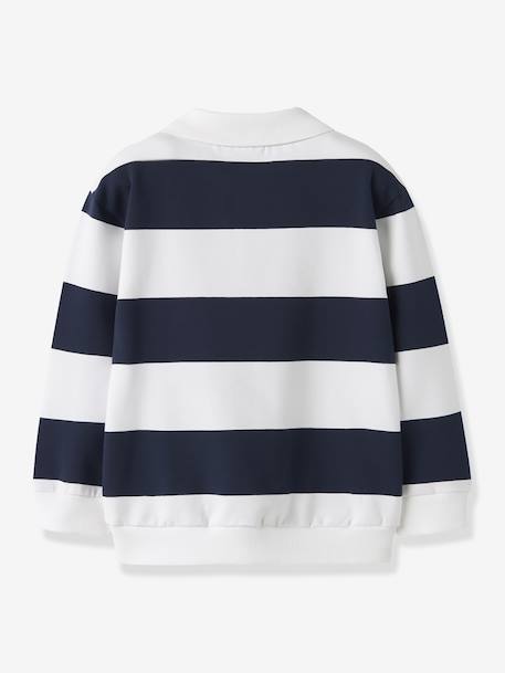 Polo garçon NMMLEOPOLD blanc+marine - vertbaudet enfant 