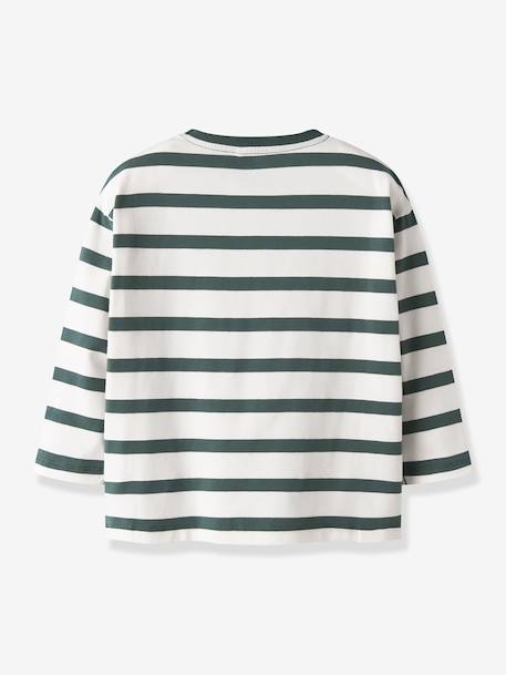 T-shirt manches longues NMMLEROY NAME IT marine+orange+vert - vertbaudet enfant 