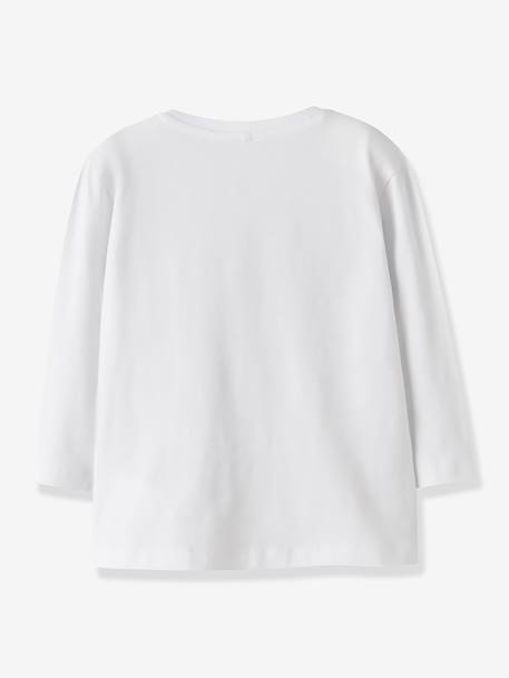 T-shirt manches longues NMMLINCOM , coupe boxy blanc+bleu+vert - vertbaudet enfant 