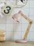 Lampe à poser articulée en bois et métal blanc+rose - vertbaudet enfant 