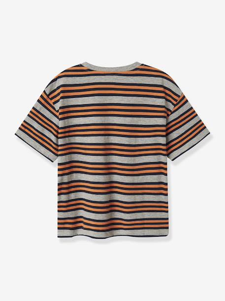 T-shirt garçon NKMLESLIE NAME IT gris chiné - vertbaudet enfant 