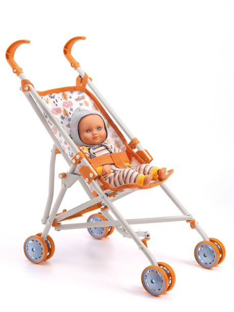 Poussette - orange+rose - vertbaudet enfant 