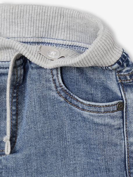 Jean garçon indestructible droit relax facile à enfiler denim brut+denim gris+double stone+stone - vertbaudet enfant 