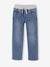 Onverwoestbare rechte relaxjeans jongens, eenvoudig aan te trekken denimgrijs+double stone+ongewassen denim+stone - vertbaudet enfant 