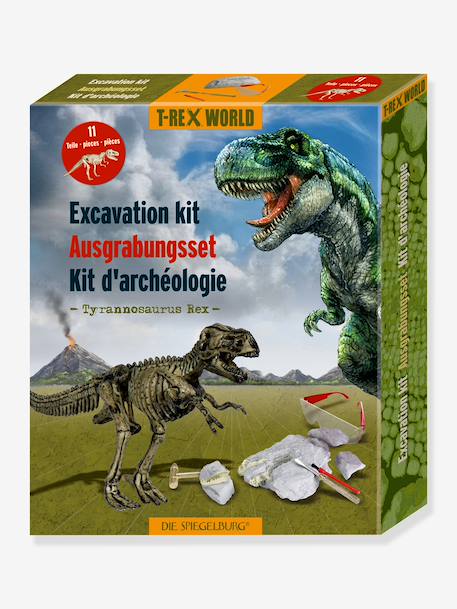 Grand kit de fouilles pour garçon T-REX WORLD Die Spiegelburg argile - vertbaudet enfant 