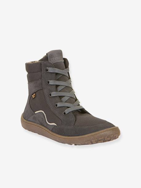Bottes pieds nus pour filles BAREFOOT TEX WOOL GROW Froddo gris ardoise - vertbaudet enfant 