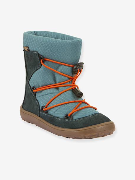 Barefoot laarzen kinderen BAREFOOT TEX TRACK WOOL Froddo blauw+bordeauxrood+grijs+petrolblauw - vertbaudet enfant 