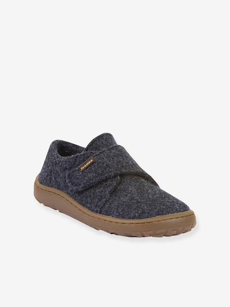 Chaussons barefoot enfants BAREFOOT WOOLY Froddo beige+bleu jean+bleu nuit+bordeaux+fuchsia+gris chiné - vertbaudet enfant 