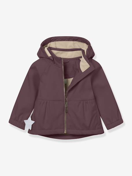 Veste softshell MATBRIDDI fille MINI A TURE bleu foncé+prune - vertbaudet enfant 