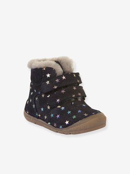 Boots meisjes PAIX UP WINTER FRODDO nachtblauw - vertbaudet enfant 
