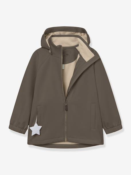 Veste softshell enfant MATADEN MINI A TURE bleu foncé+kaki - vertbaudet enfant 