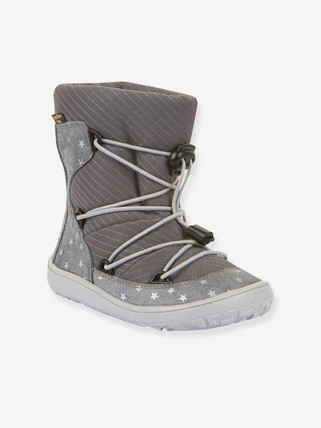 Bottes pieds nus pour filles BAREFOOT TEX TRACK WOOL Froddo gris - vertbaudet enfant 