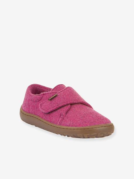 Chaussons barefoot enfants BAREFOOT WOOLY Froddo beige+bleu jean+bleu nuit+bordeaux+fuchsia+gris chiné - vertbaudet enfant 