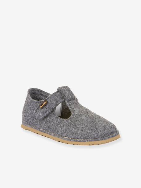 Chaussons pieds nus enfants FLEXY WOOLY BAREFOOT Froddo bleu nuit+gris chiné+rose chiné - vertbaudet enfant 
