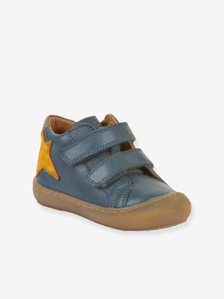 Sloffen met klittenband jongens OLLIE S STAR Froddo blauw - vertbaudet enfant 