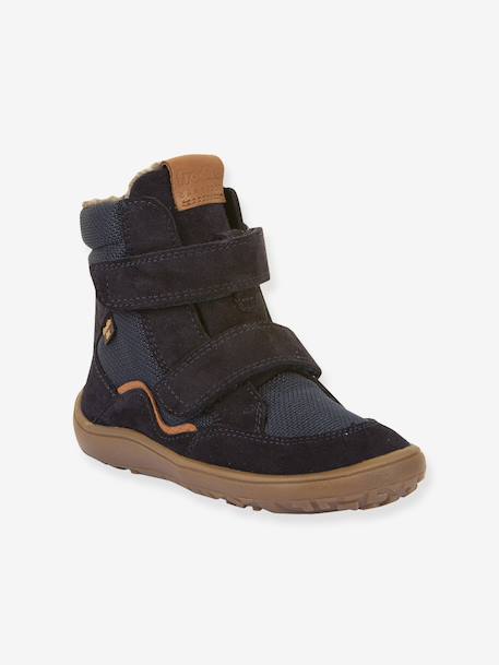 Bottes d'hiver pieds nus enfants BAREFOOT TEX WINTER Froddo bleu nuit+bordeaux+gris ardoise+noir+olive - vertbaudet enfant 