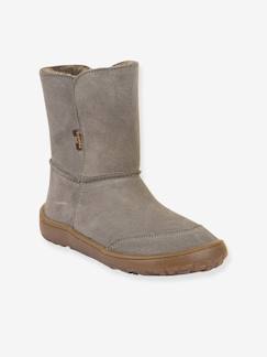 Chaussures-Chaussures garçon 23-38-Boots, bottines-Bottes pieds nus enfants BAREFOOT TEX SUEDE Froddo