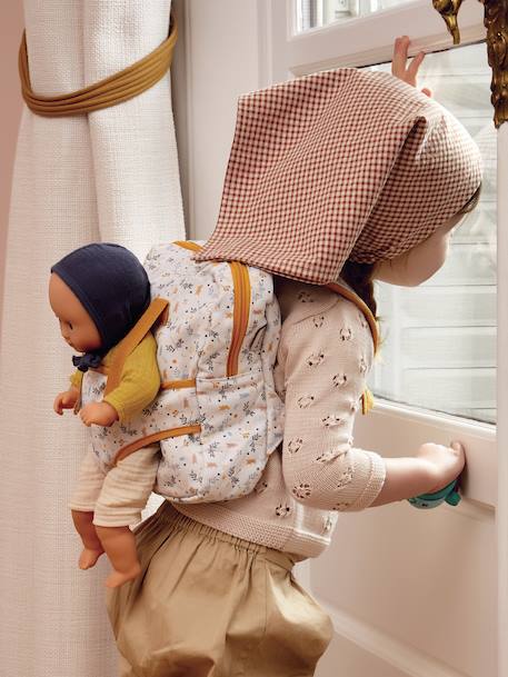 Rugzak met poppendrager - Pomea - DJECO meerkleurig - vertbaudet enfant 