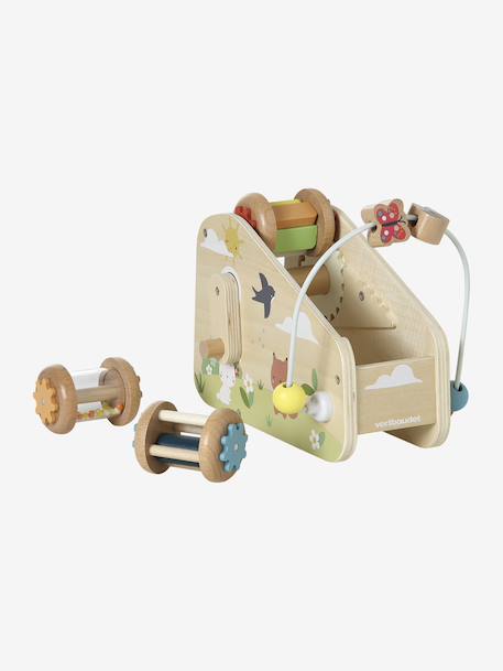 Toboggan à hochets LES 4 SAISONS en bois FSC® bois - vertbaudet enfant 