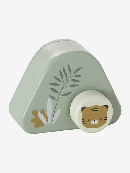 Cadeauset voor baby's van stof en FSC®-hout geel - vertbaudet enfant 