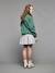 Sweat motif New York fille vert anglais - vertbaudet enfant 