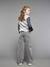 Jean droit fille bleu foncé+bleu moyen+denim gris - vertbaudet enfant 