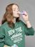Sweat motif New York fille vert anglais - vertbaudet enfant 